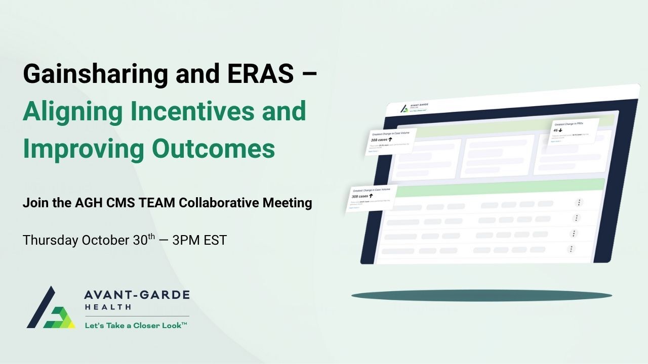 Gainsharing and ERAS – Driving Alignment & Outcomes Ahead of Launch